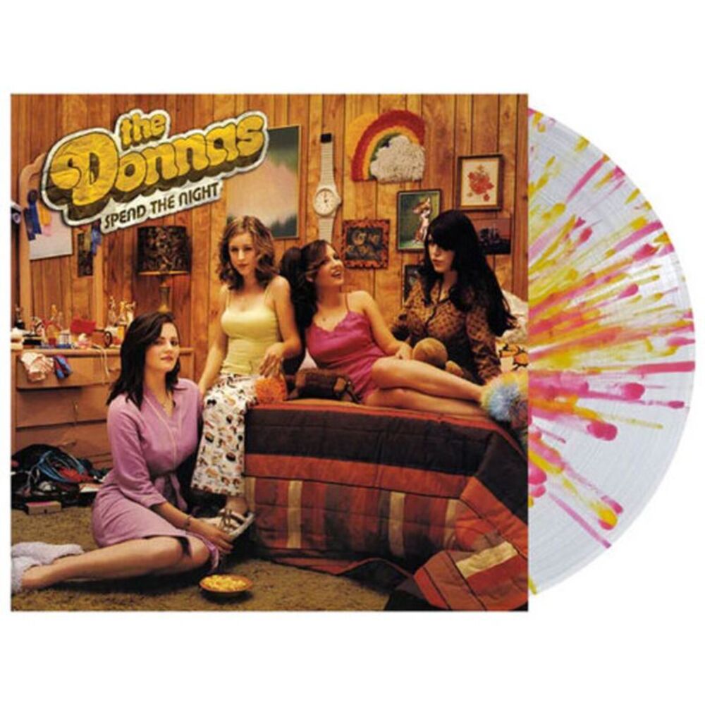 The Donnas - Spend the Night (CLEAR WITH CANARY & PINK SPLATTER VINYL)  LP